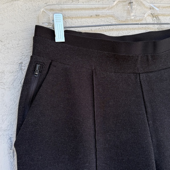 Athleta Venice Heathered Pintuck Pants Black Ponte Size Small - Picture 5 of 14